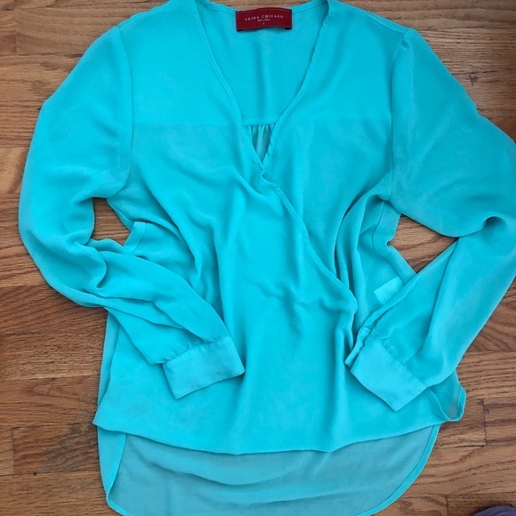 Two Akira chiffon blouses $15 for both - Picture 3 of 4